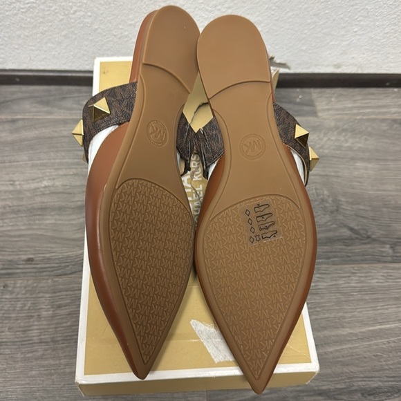 Michael Kors Women's Wren Studded Slip-On Flats - Picture 3 of 6